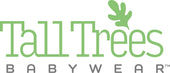 Tall Trees Babywear logo, the word 