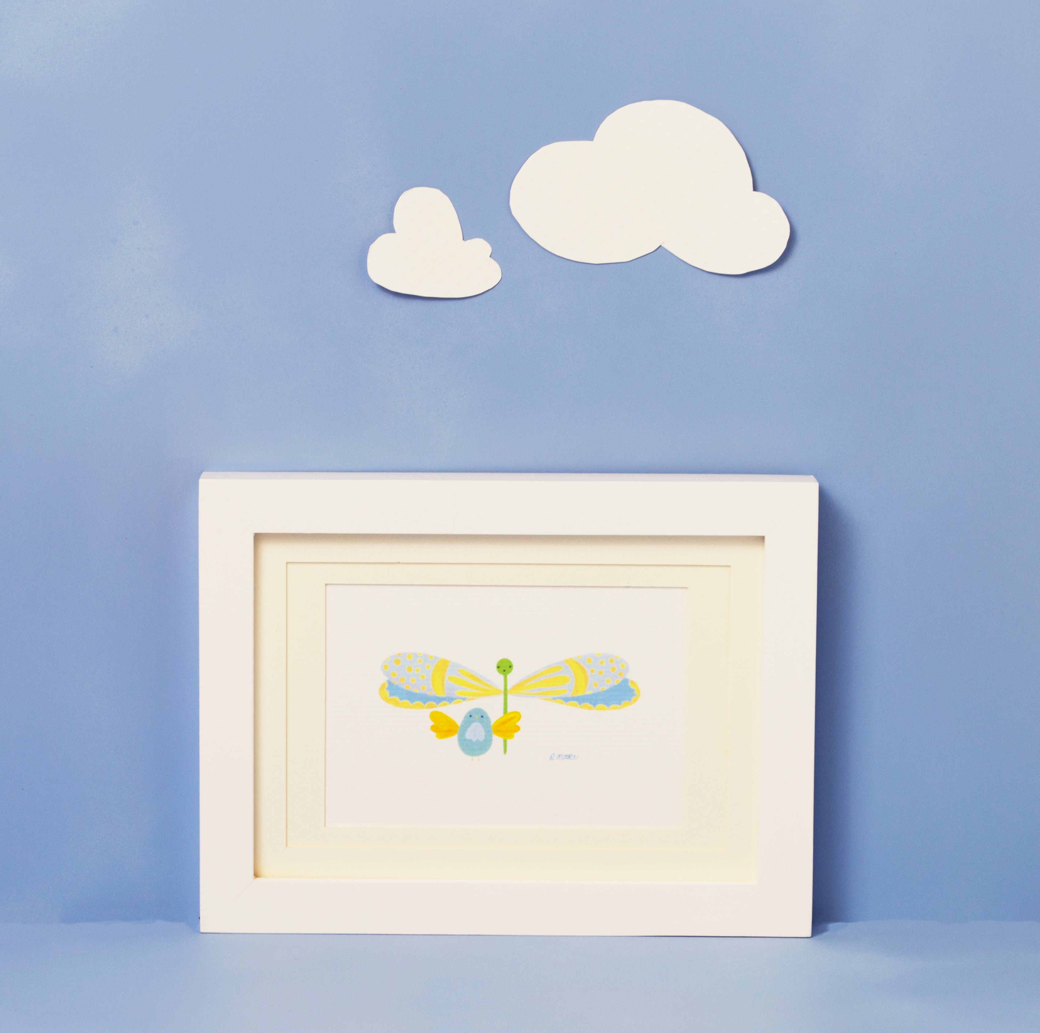 Baby's Room Art: Dragonflies and Tweety Birds